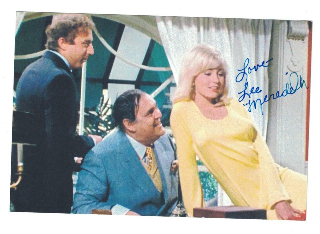 Lee Meredith Signed Autographed 4 x 6 Photo Poster painting Actress Sexy