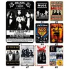 (Multi Style)Cool Band - Metal Tin Signs(8*12Inch)