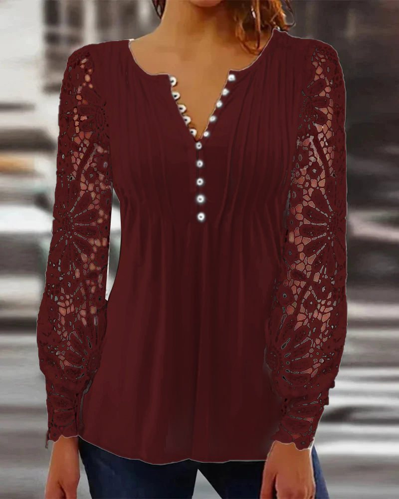 Long Sleeve Plain Top