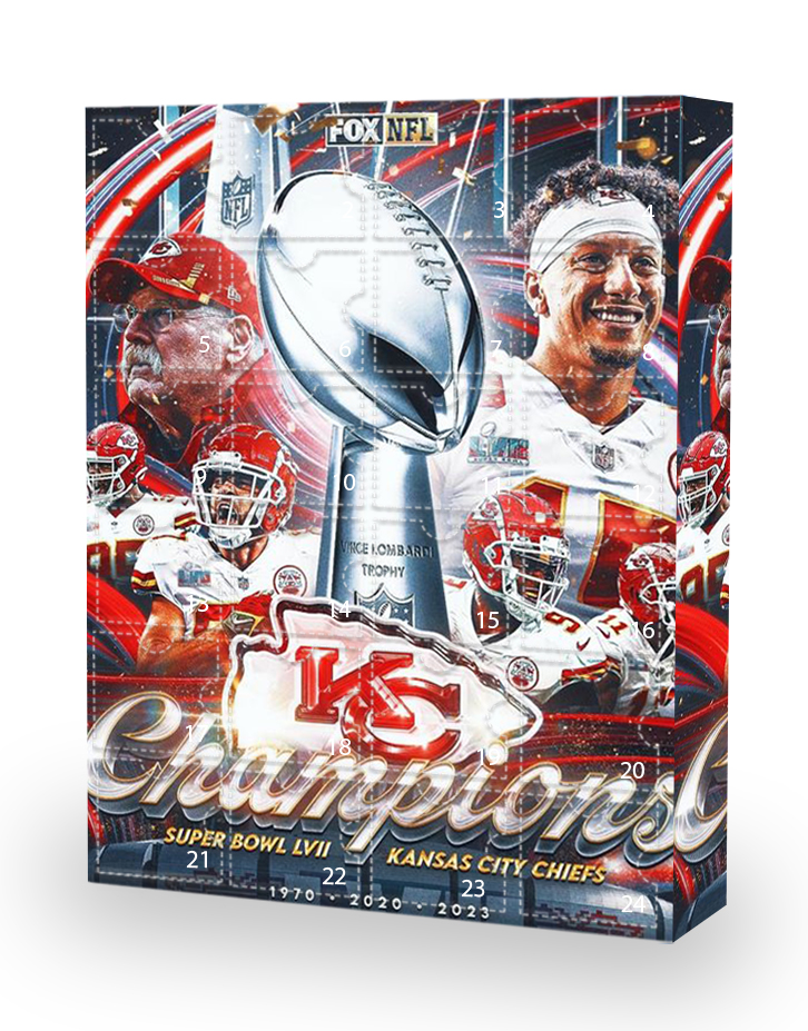 Kansas City Chiefs Advent Calendar The One With 24 Little Doors