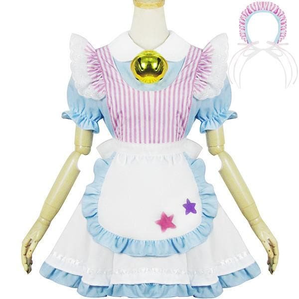 Miss Jingle Bell Caff Maid Dress Cosplay Costume SP153691