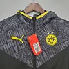 2021/2022 Dortmund Jersey Windbreaker Black-Grey