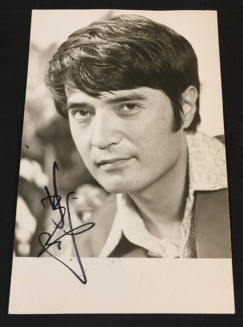 Vintage Taiwanese Actor Jimmy Lin Chong real signed Photo Poster painting autograph 林冲 簽名照片 A