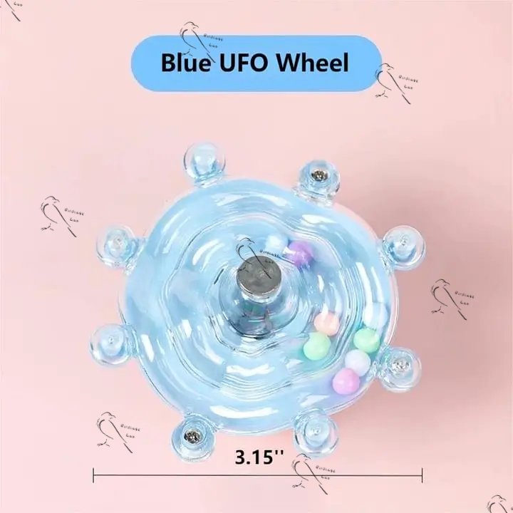 Upgraded Parrot Foraging Rotating Wheel  Birdcagelab