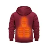 Men's Black USB Heated Hoodie 