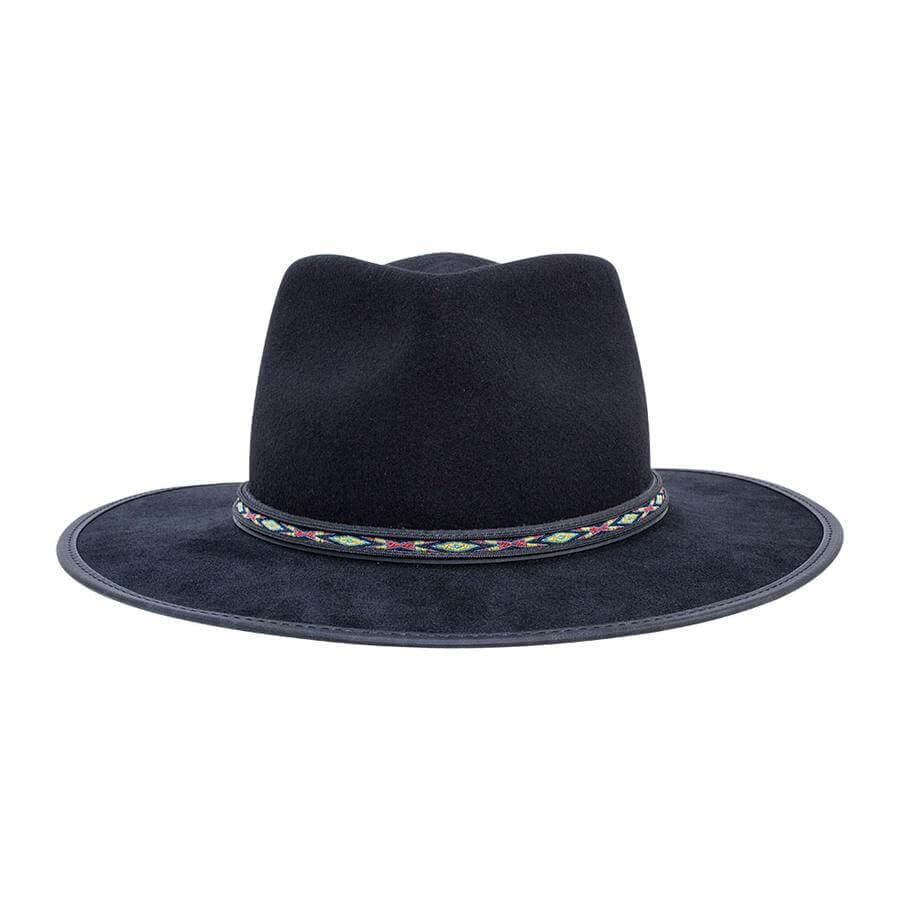 Bushwick - Mens Felt Fedora Hat - Cowboy Hat Band
