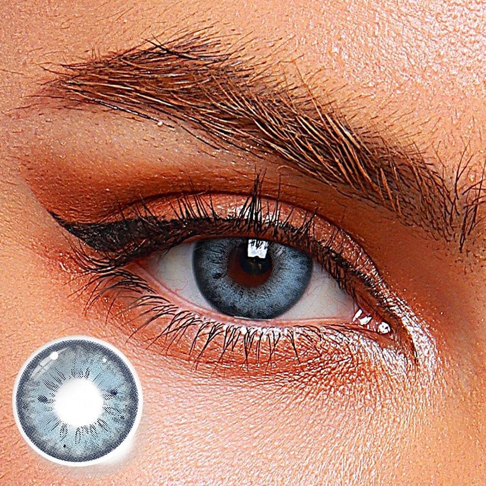 Stunna Girl Chole Yearly Colored Contacts Lenses Grey 14.0mm