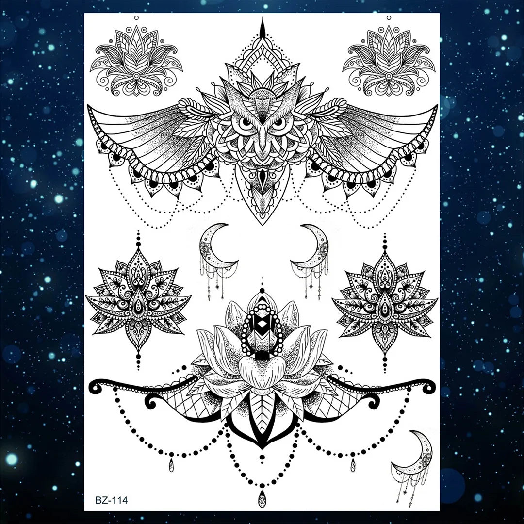 Sdrawing Gangster Skeleton Vampire Halloween Temporary Tattoos For Women Realistic Punk Girls Skull Fake Tattoo Sticker Arm Tatoos