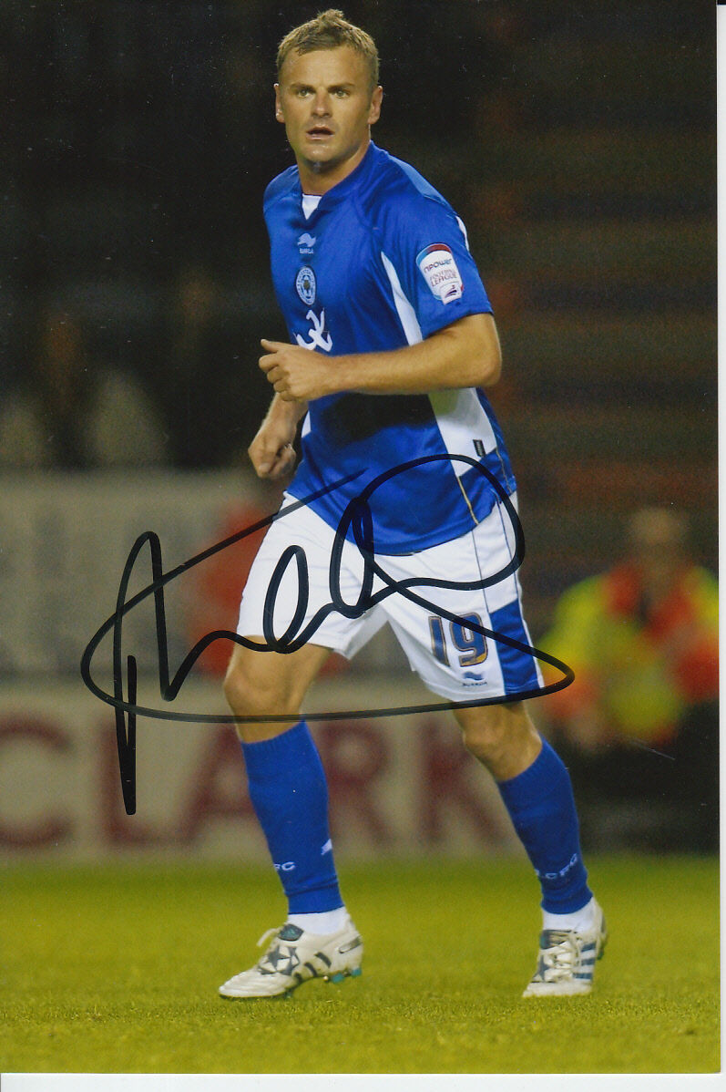 LEICESTER CITY HAND SIGNED RICHIE WELLENS 6X4 Photo Poster painting 3.