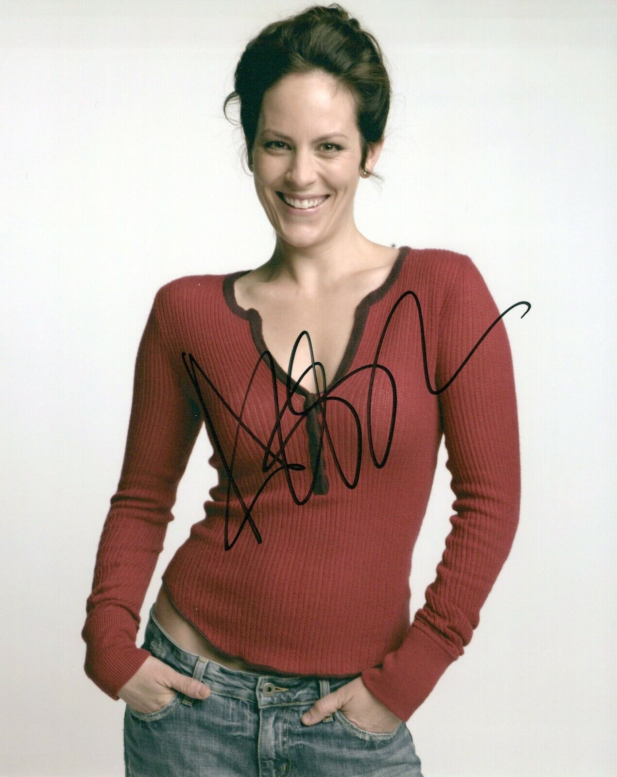 Annabeth Gish glamour shot autographed Photo Poster painting signed 8x10 #3