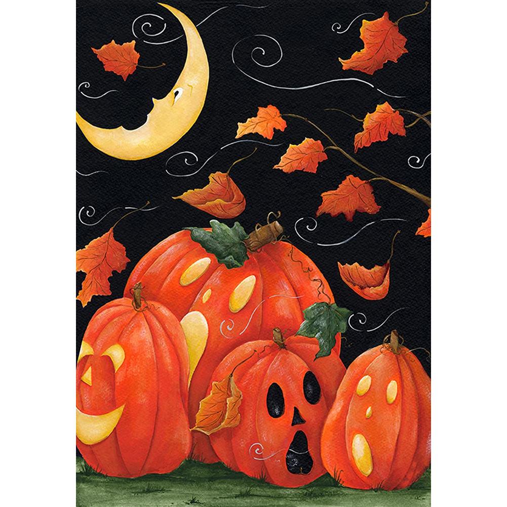 

30x40cm Round Drill Diamond Painting-Pumpkin, 501 Original