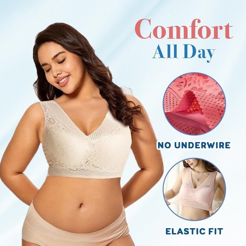 🔥SUMMER HOT SALE🔥 Sexy Beautiful Back Breathable Thin Bra
