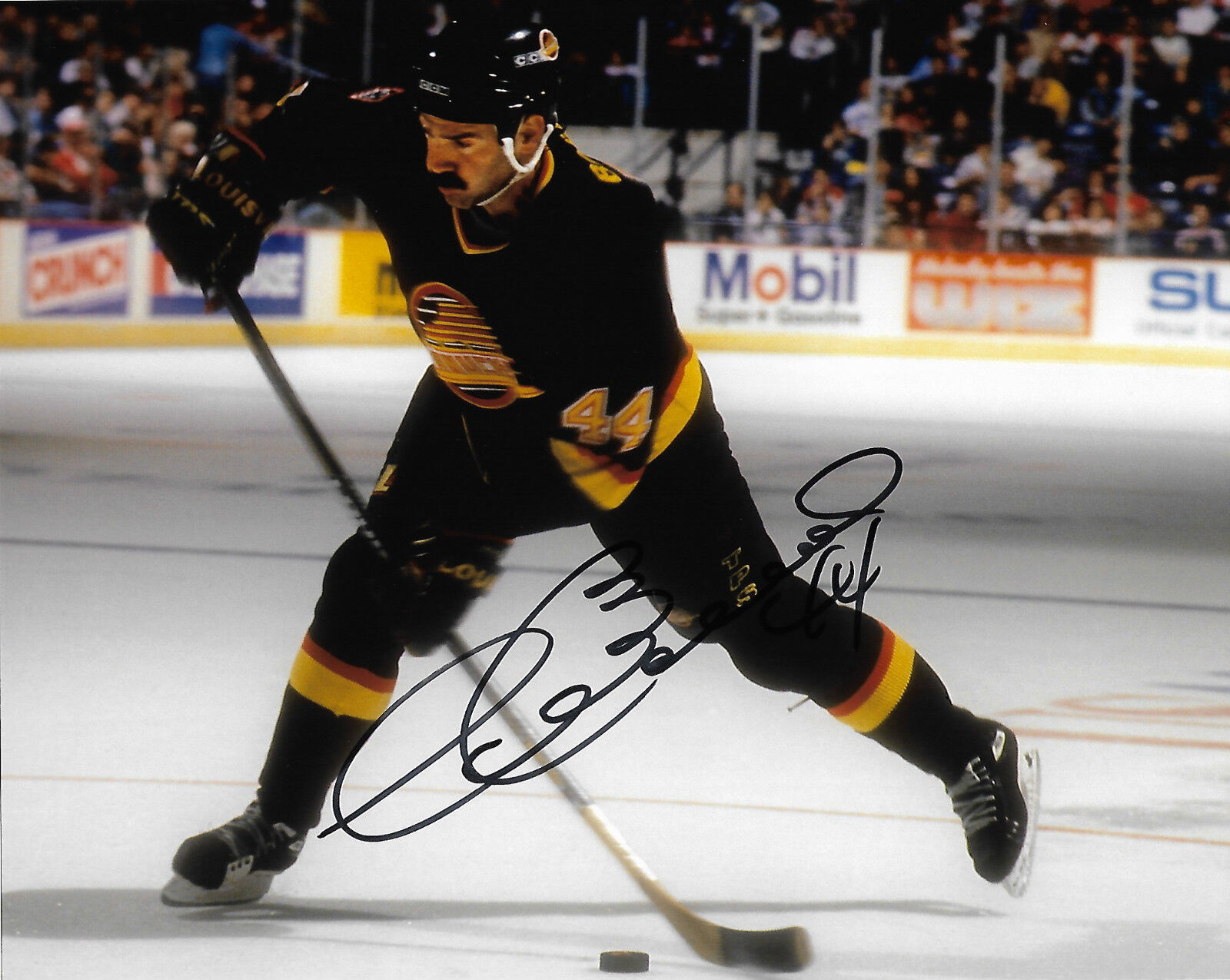 Vancouver Canucks Dave Babych Autographed Signed 8x10 NHL Photo Poster painting COA M