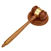 Wooden Judge Hammer Handcrafted Delicate Wood Adjudgement Gavel for Lawyer Judge