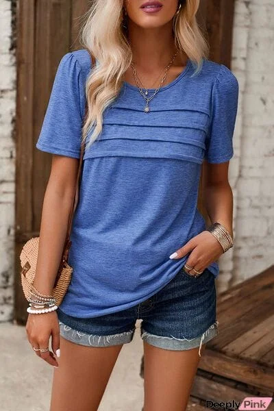 Round Neck Short Sleeve T-Shirt