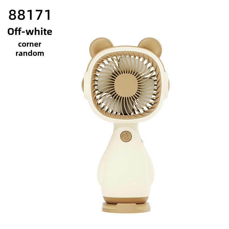 New Flower Mini Hand-held Small Fan Summer Fresh Portable Portable Portable Fan Usb Storage Electric Fan