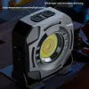 COB LED Outdoor Work Light USB Rechargeable Flashlight for Car Repair (Black)