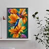 Diamond Painting -5D Full Round Drill Birdsong Fragrant Flowers(60x40cm)