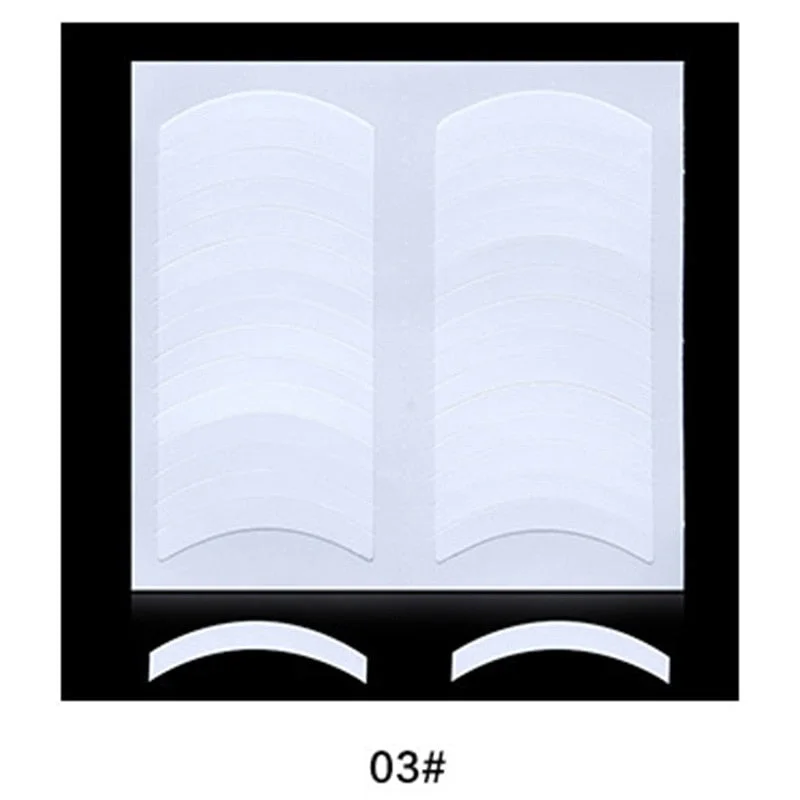 1 Sheet White French Manicure Strip Nail Art Form Fringe Tip Guides Sticker DIY Line Tips Decoration Tool-Nail Inspo