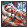 Sleeping Girl-11CT Stamped Cross Stitch 50*50cm/19.69*19.69in tapestrymarket