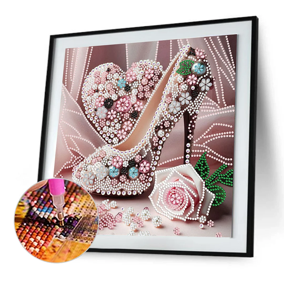 Dream High Heel - Diamond Painting - Partial Special Shaped Drill(Canvas|30*30cm)