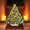 Diamond Painting Wooden Christmas Tree Desktop Ornaments for Xmas Table Office Home Decor