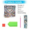 Flowers Heart  - Diamond Painting - Partial Special Shaped Drill(Canvas|30*30cm)