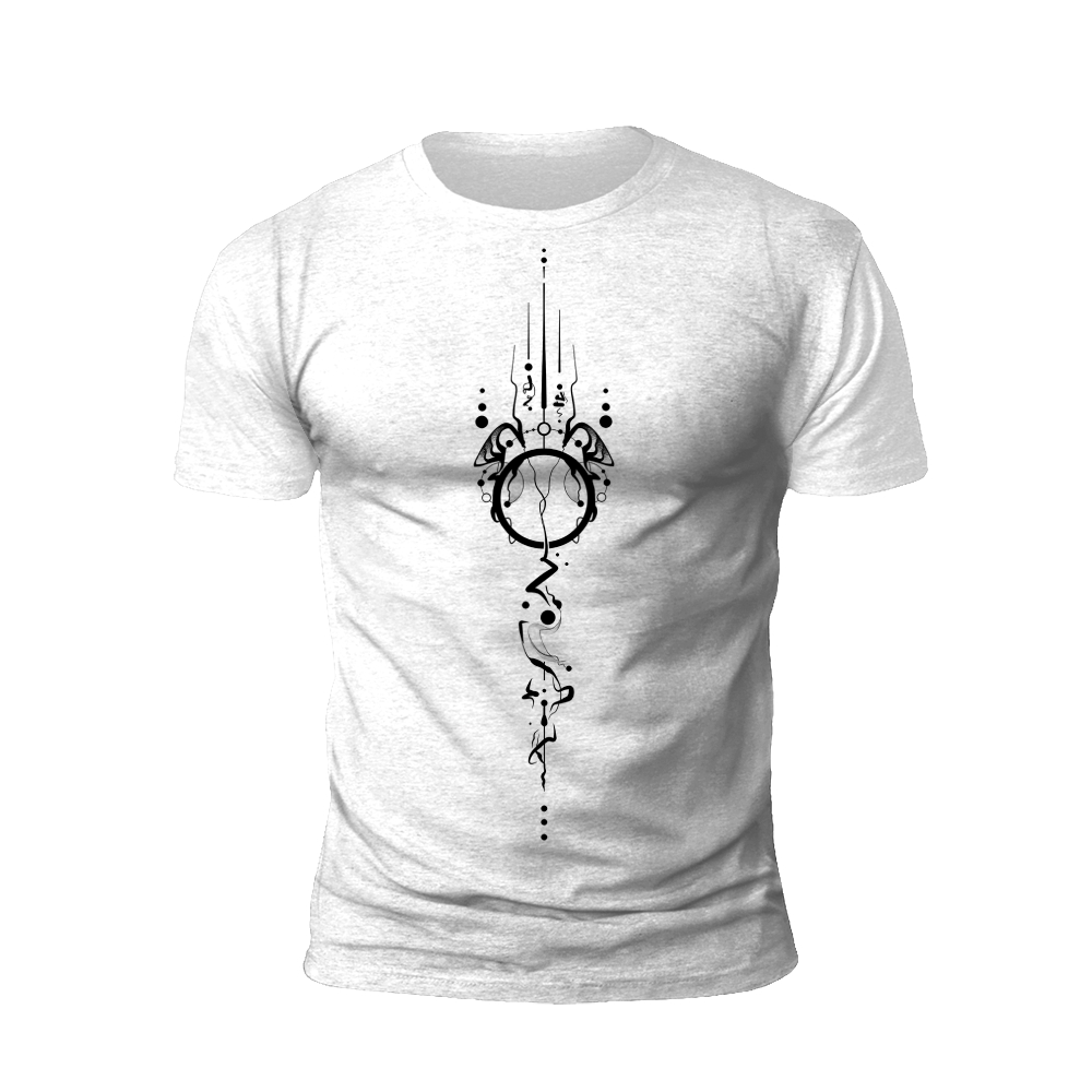 Ethereal Balance: Abstract Butterfly T-Shirt