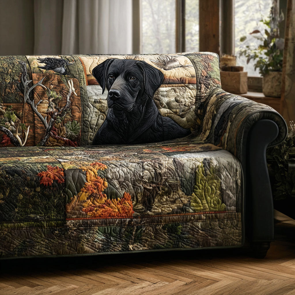 Heritage Lab Quilted Sofa Cover NCU0PT10174 everthome