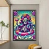 Halloween Skeleton-11CT Stamped Cross Stitch 50*65cm/19.69*25.59in(Big Size)