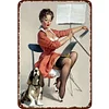 Pin Up Girl - Vintage Metal Signs - 20*30cm/30*40cm