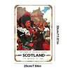 Scotland Pipers Great Britain Railways - Vintage Metal Signs(8*12Inch) 