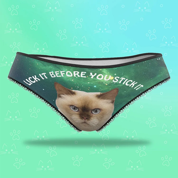 Custom Face Women's Panties Sexy Funny Naughty Animal Gifts For Her