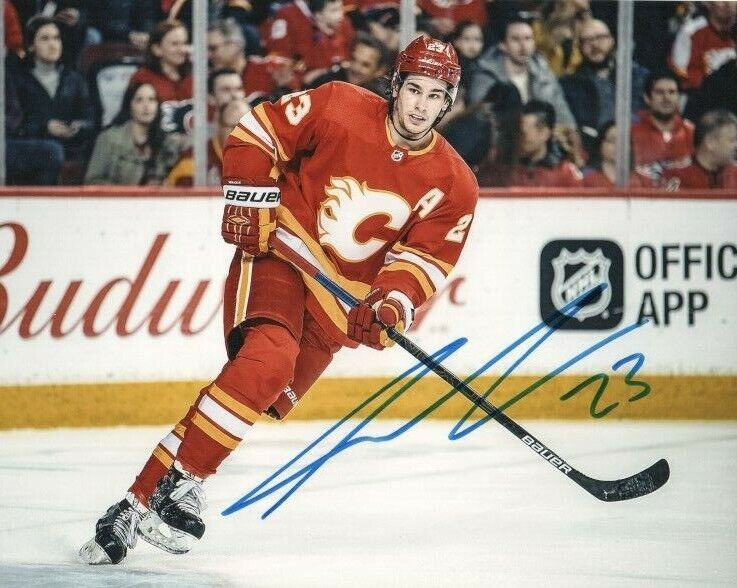 Calgary Flames Sean Monahan Autographed Signed 8x10 NHL Photo Poster painting COA #5