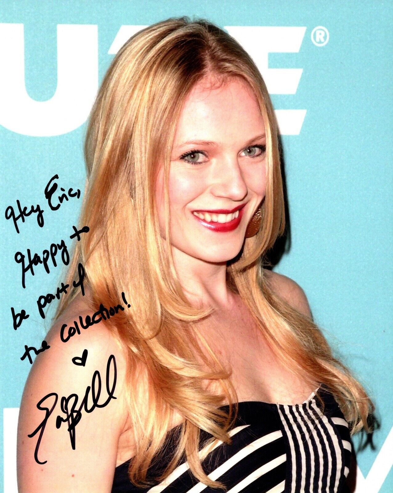 TO ERIC - Emma Bell Signed Autographed The Walking Dead actress 8x10 inch Photo Poster painting