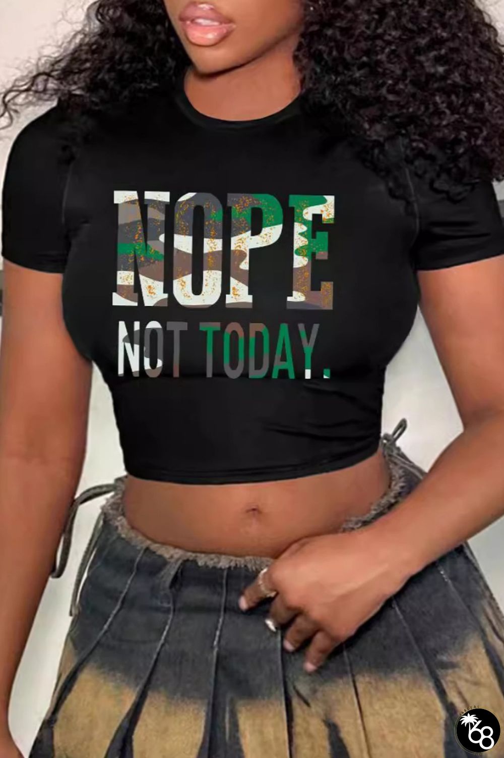Casual Letter Print Basic O Neck T-Shirts | 168DEAL