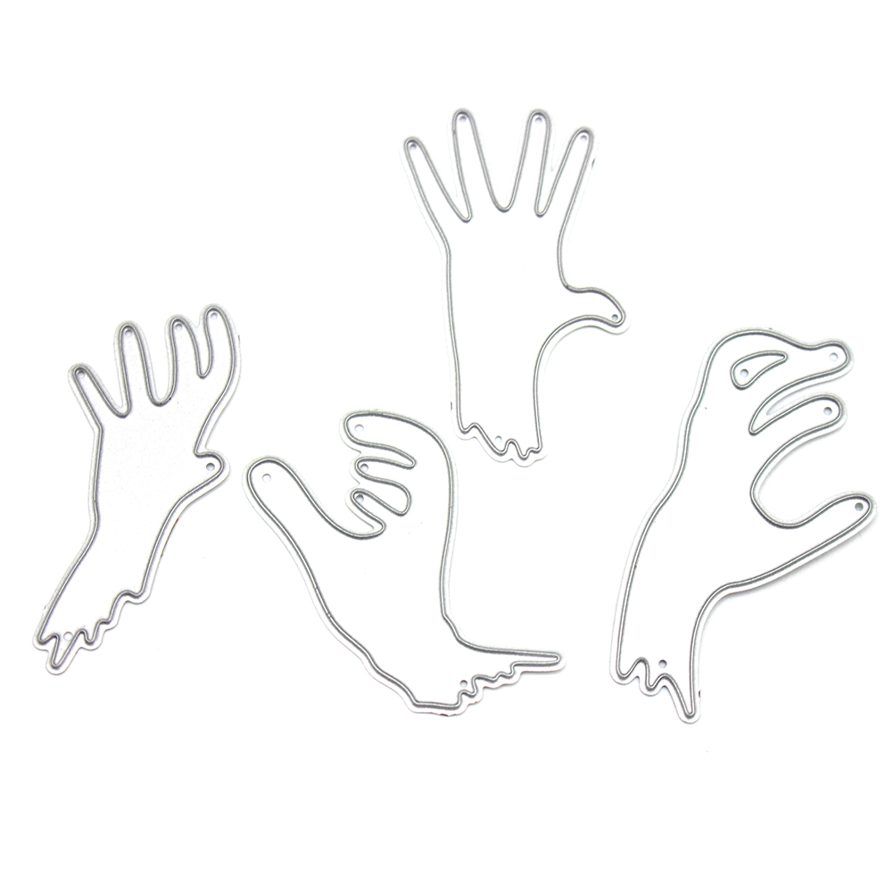 

4 Hands Halloween Cutting Die Metal Stencil Scrapbooking Paper Cards Craft-155804, 501 Original