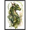 (Big Size)Dragon - 11CT Stamped Cross Stitch - 50*70cm