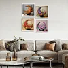 (US Only)4pcs Flower Basket - Diamond Painting - Partial Special Shaped Drill (Canvas|30*30cm)