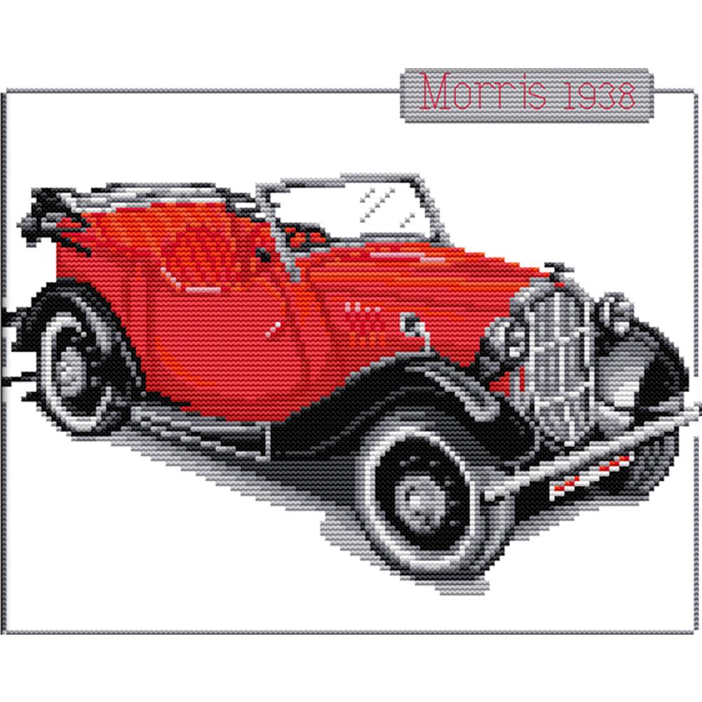 

Classic Cars - 14CT Stamped Cross Stitch - 33*28cm, 501 Original