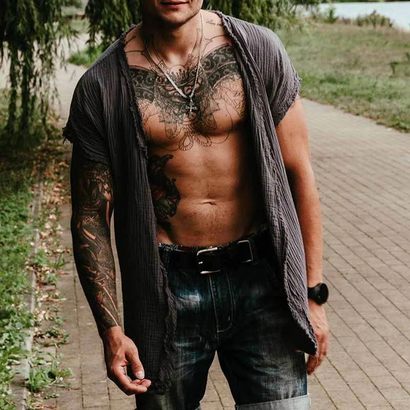 2026 Spring/Summer New Arrival: Men's Short-Sleeve Casual Retro Multi-Color Shirt &mdash; Loose-Fit, Stylish, And Breathable T-INSPIREUSE