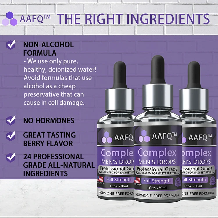 AAFQ Complex Men s Drops Super Potent Version