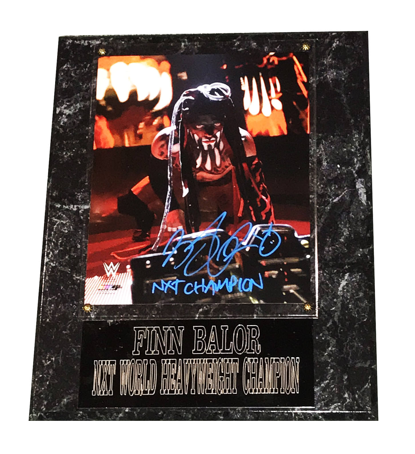 WWE FINN BALOR THE DEMON KING HAND SIGNED AUTOGRAPHED Photo Poster painting PLAQUE WITH COA 2