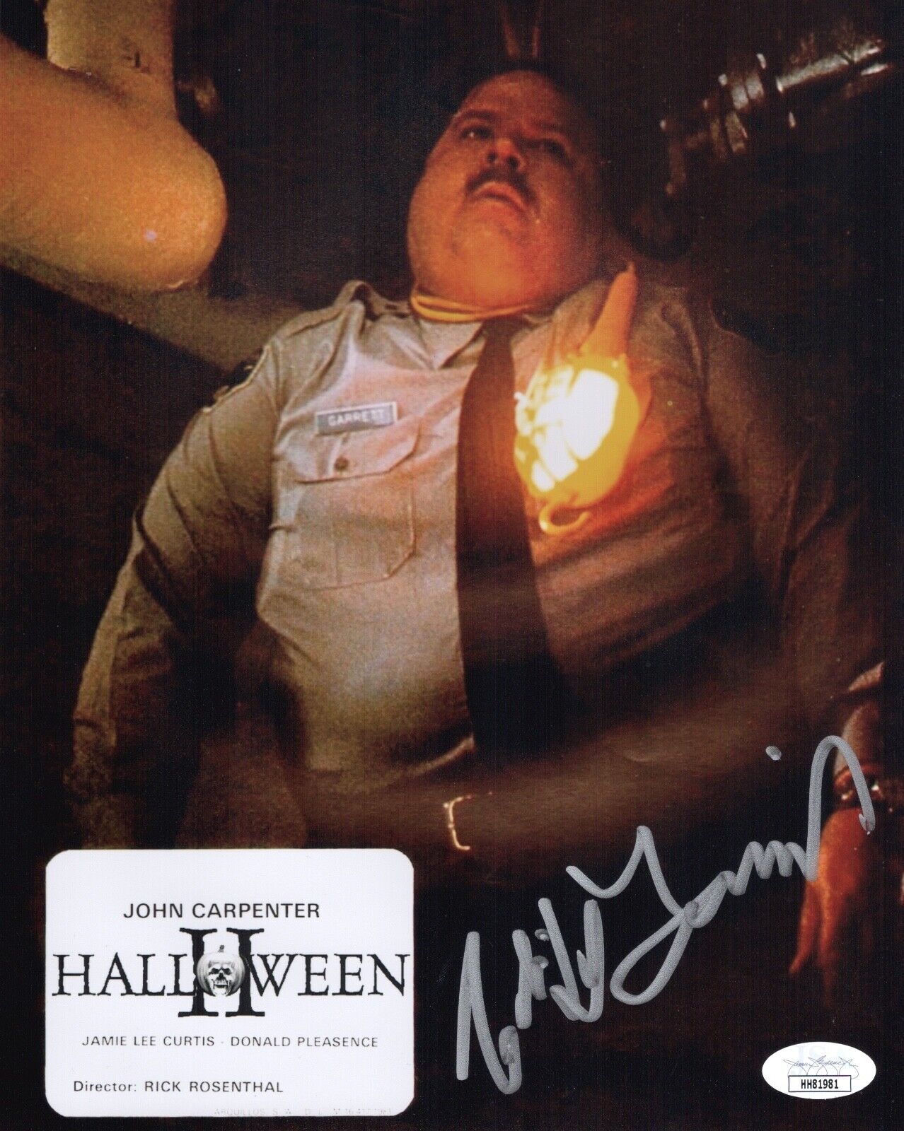 CLIFF EMMICH Signed HALLOWEEN ll 8X10 Photo Poster painting IN PERSON Autograph JSA COA Cert