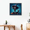 Diamond Painting -DIY Full Square Drill Halloween Skeleton Witch(35x35cm)