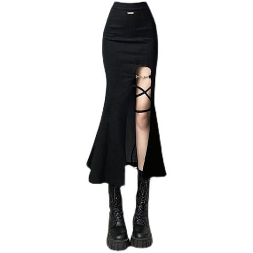 Y2K Slit High Waist Fishtail Skirt SP18329