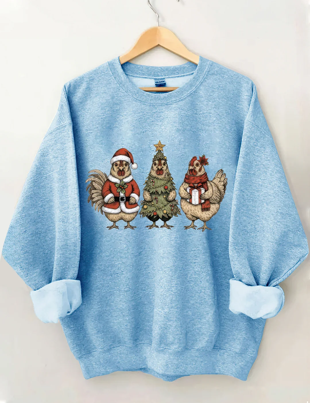 Christmas Chickens Sweatshirt
