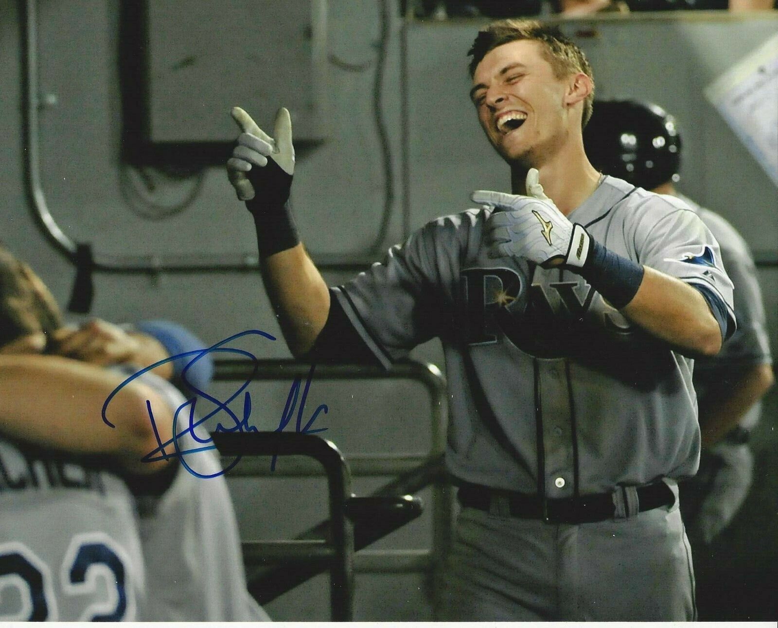 Richie Shaffer autographed 8x10 Tampa Bay Rays#S592