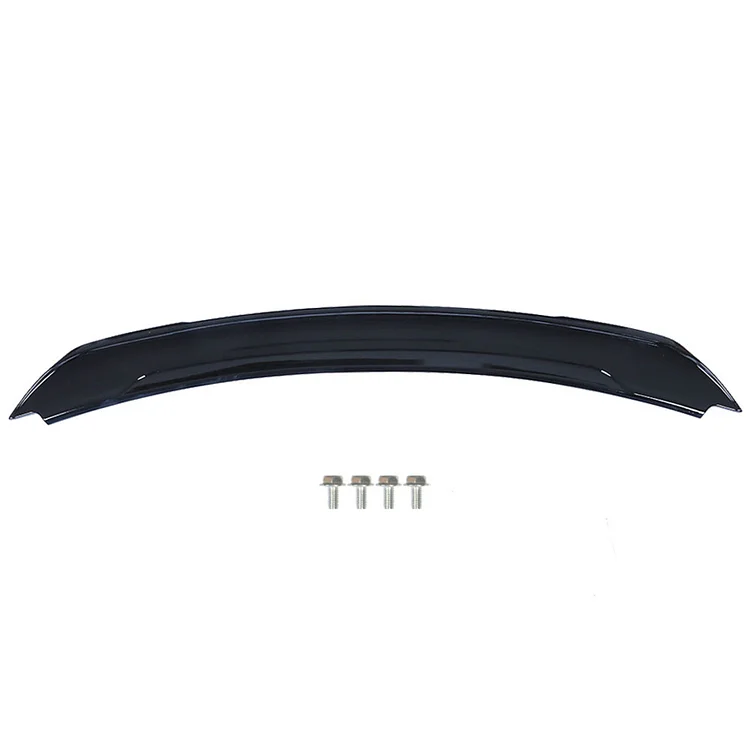 Silscvtt Glossy Black Plastic Track Pack Trunk Spoiler Wing Replacement for 2015-2021 Mustang Coupe Models