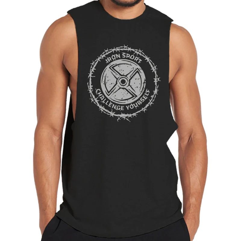 Cotton Iron Sport Men's Tank Top tacday